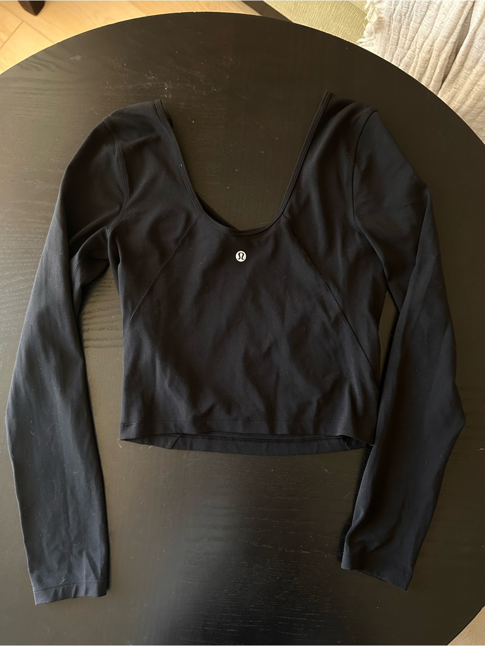 Lululemon Cropped V-neck Top